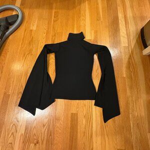 SOLACE LONDON Black Blouse (size 6 USA)